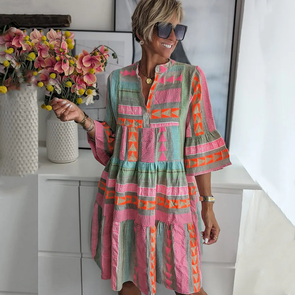 Juliane™ | Boho-Swingkleid mit fließender Leichtigkeit